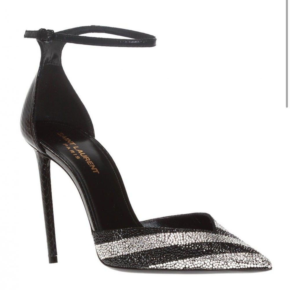 Saint Laurent Zoe 115 mm pointed-toe pumps Authentic